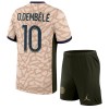 Conjunto (Camiseta+Pantalón Corto) Paris Saint-Germain O. Dembele 10 Cuarta Equipación Jordan 23-24 - Niño